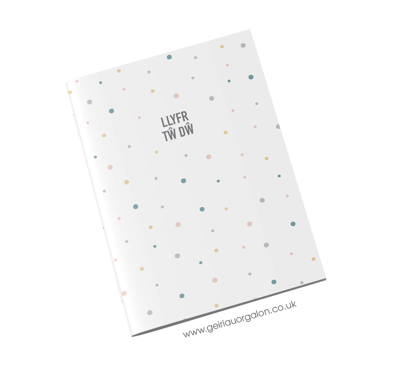 Llyfr Nodiadau Bach - Tw Dw (Smotiau Lliwgar)