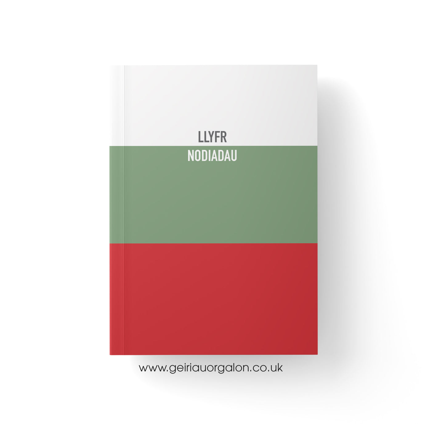 Llyfr Nodiadau A5 - Llinellau (Streipiau Cymraeg)