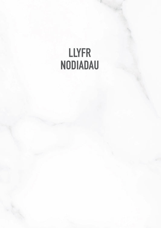 Llyfr Nodiadau Bach - Llinellau (Patrwm 'Marble')