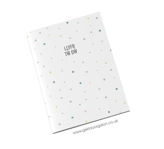 Llyfr Nodiadau Bach - Tw Dw (Smotiau Lliwgar)