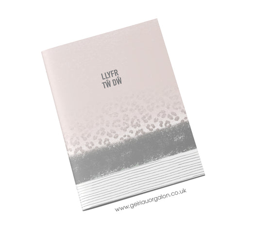 Llyfr Nodiadau Bach - Tw Dw (Pinc a Llwyd)